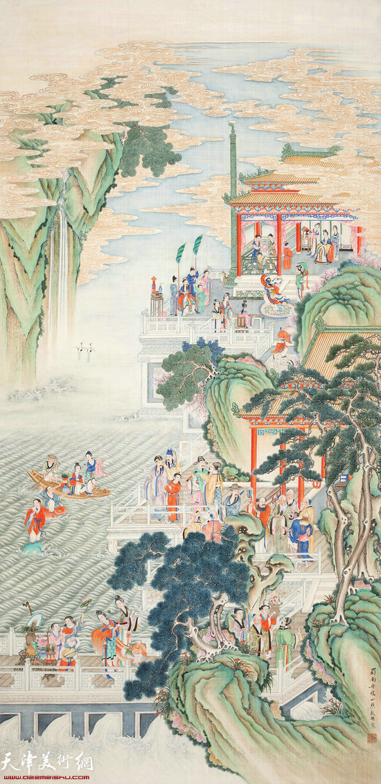 彭暘（1859-？）群仙图