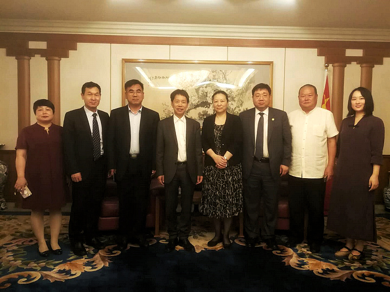 中国驻日使馆公使郭燕会见了艺述中国之旅代表团一行。