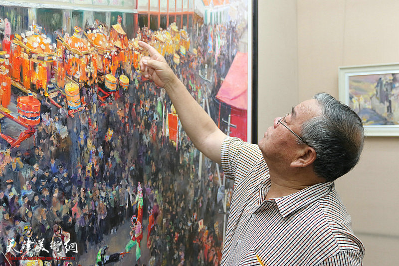 葛沽老街-王成油画作品展