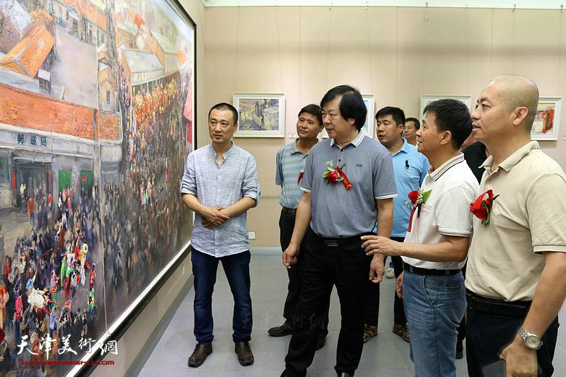 葛沽老街-王成油画作品展