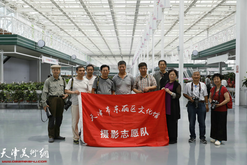 天津城市画派走进东丽采风活动来到大顺园林