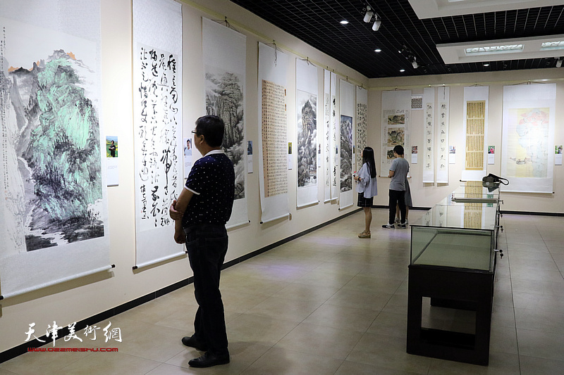 宝坻、武山书画作品交流展