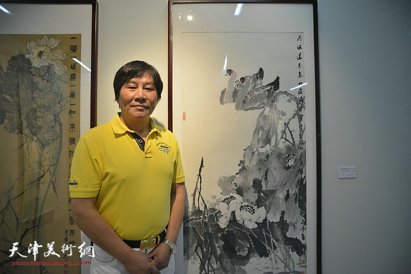 河西区庆“七一”书画展