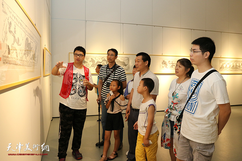 汉代画像石拓本展、化建国水墨作品巡展