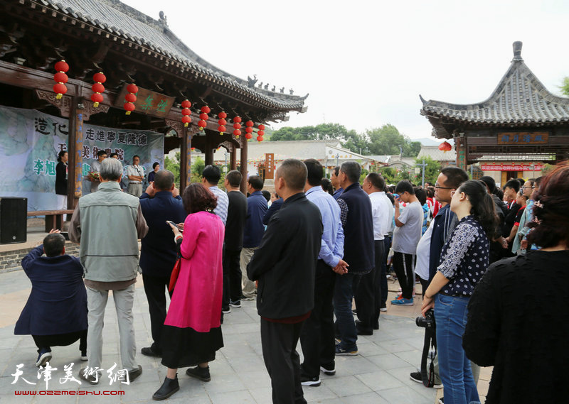 造化——李旭飞山水画展在隆德停云美术馆开幕。