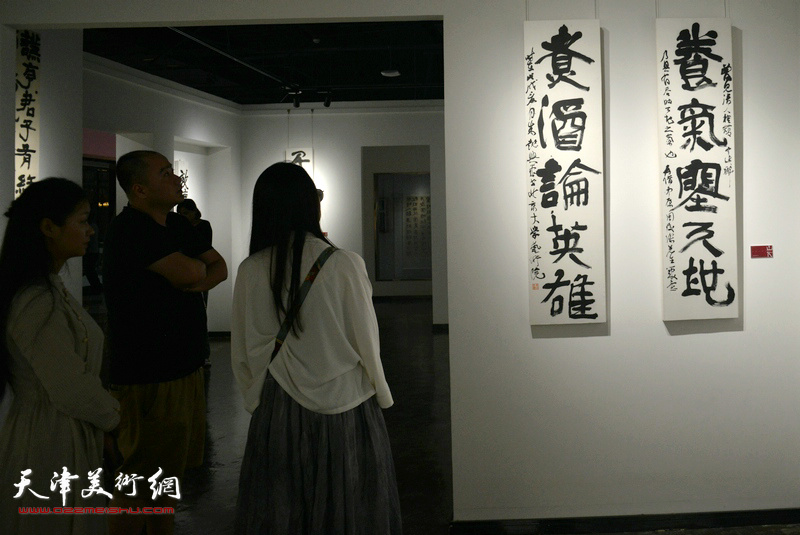 “山下——朱懿书法作品展”现场。