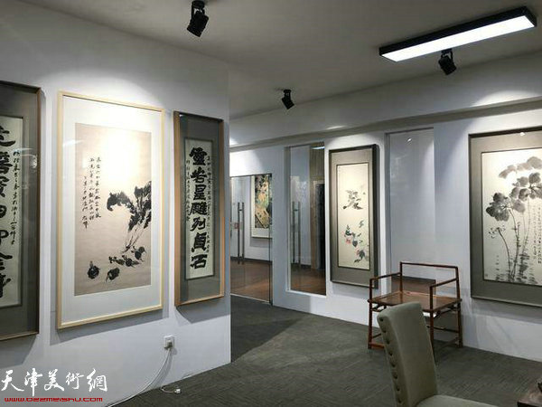 月入初禅——天津水墨名家展现场