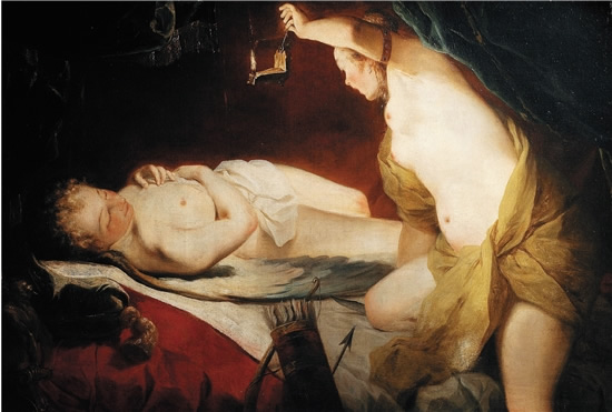 彼得·保罗·鲁本斯 丘比特与普塞克 129×178cm 布面油画 贝利尼家族收藏