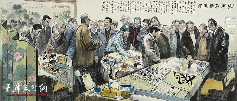 著名画家尚金声首次个展