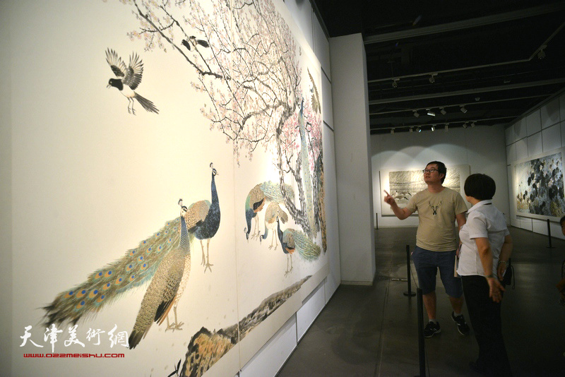 花间逸趣·当代中国花鸟画系列展在天津美术馆开幕