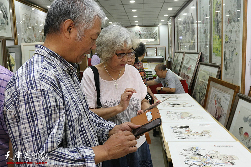 著名画家尚金声水墨人物作品展