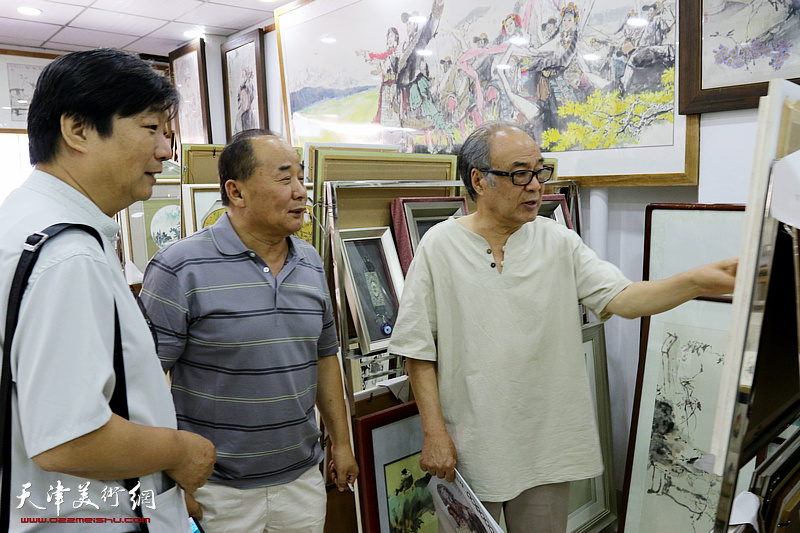 著名画家尚金声水墨人物作品展