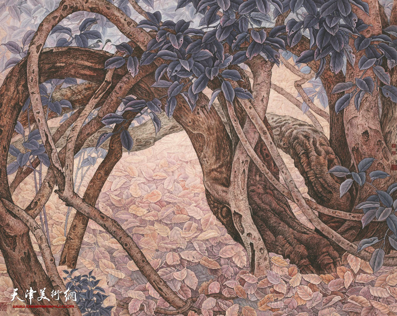 02 金鸿钧 生生不已 113.5cm×143.5cm