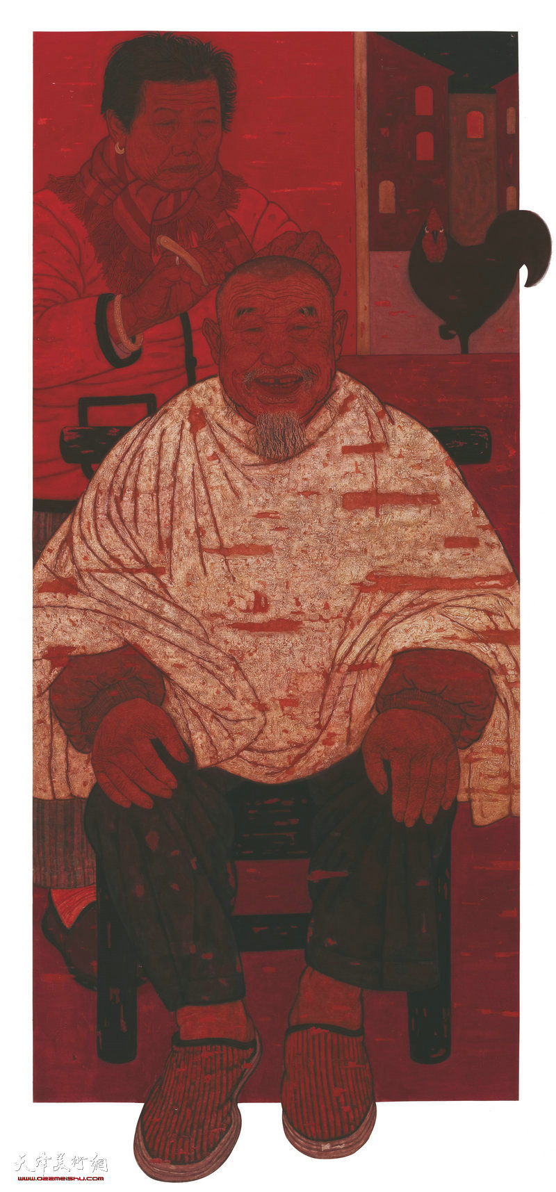 41 李传真 老伴 250cm×113cm