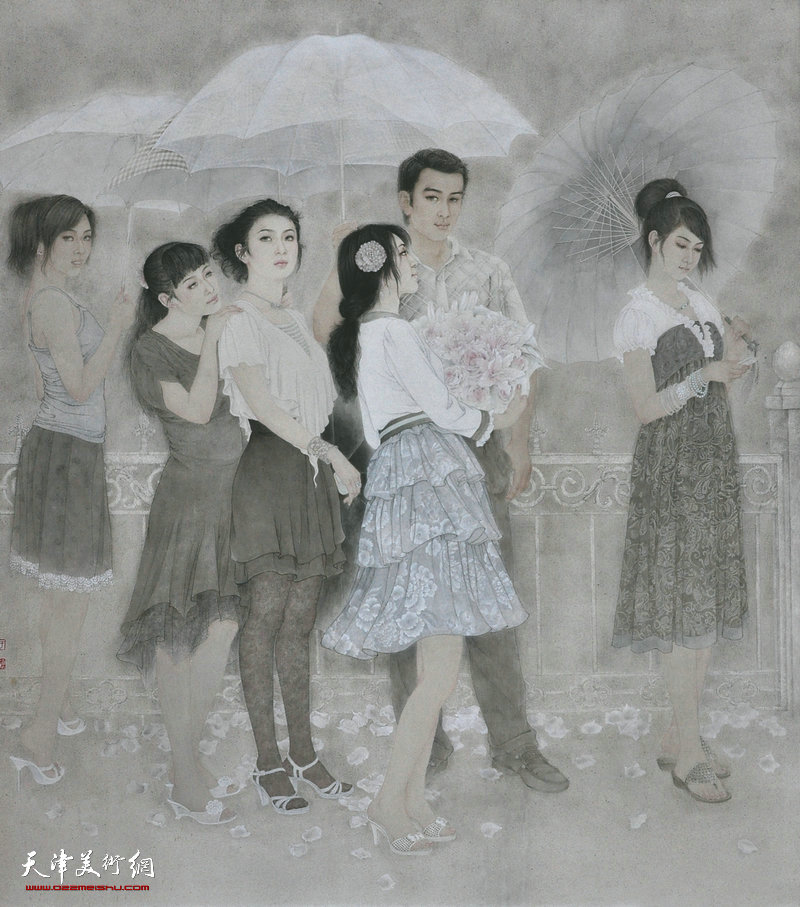 45 于栋华 花季·雨季 192cm×176cm