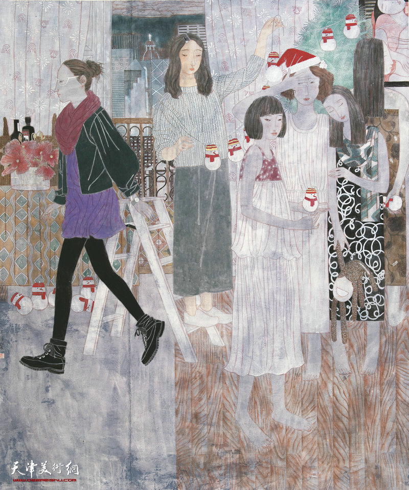 王辉 四川 平安夜 216cm×182cm