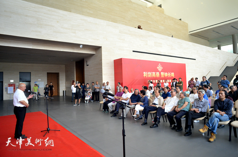 思接千载——2018天津 汤立·尹沧海大写意作品展9月14日在天津美术馆开幕。