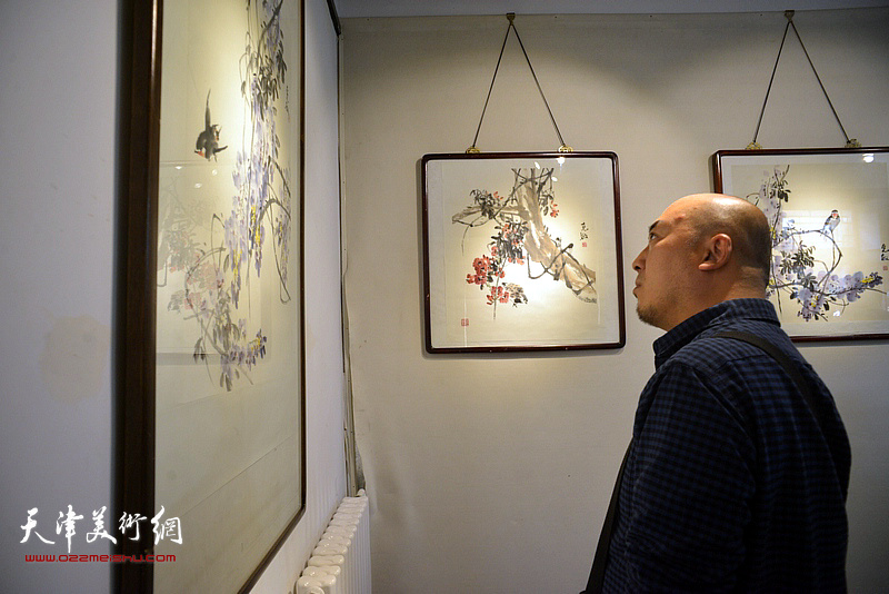 阮克敏个人作品展现场。
