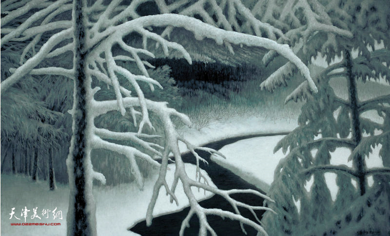 七九河开 155cm×95cm 2006年 Approaching to Spring（2006）