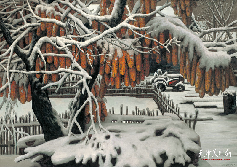 瑞雪 120cm×170cm 1996年  Auspicious Snow（1996）