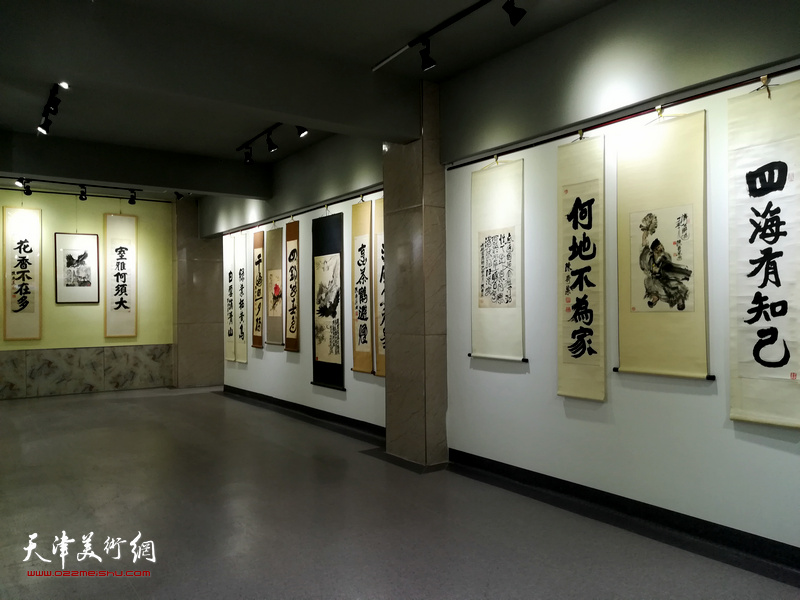 纪念陈寿荣诞辰103周年 陈寿荣诗书画印精品展展厅。