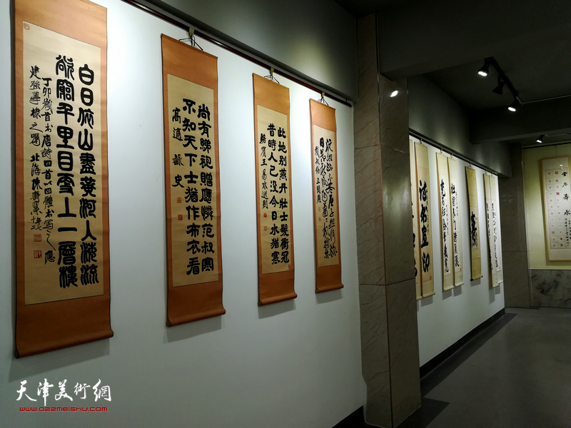 纪念陈寿荣诞辰103周年 陈寿荣诗书画印精品展展厅。