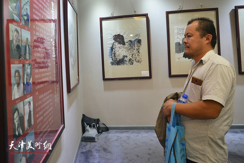 “水墨问道--第五届中国画名家邀请展”现场。