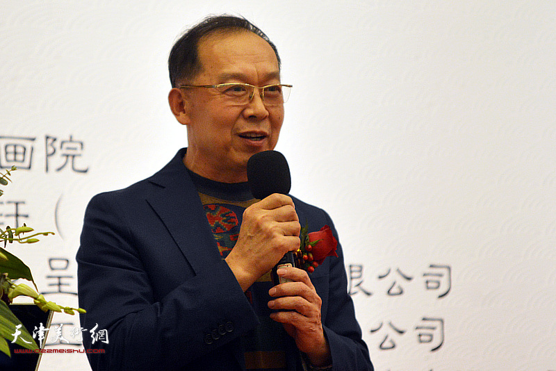 著名京剧演员、上海市戏曲学校校长王立军致辞。