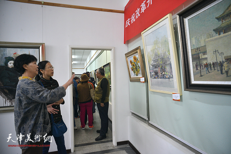 庆祝改革开放40周年暨南开人民文化宫成立60周年优秀美术作品展16日开幕。