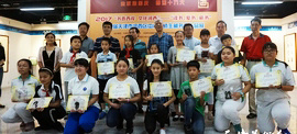 第六届天津市河西区中小学师生藏书票作品展开幕