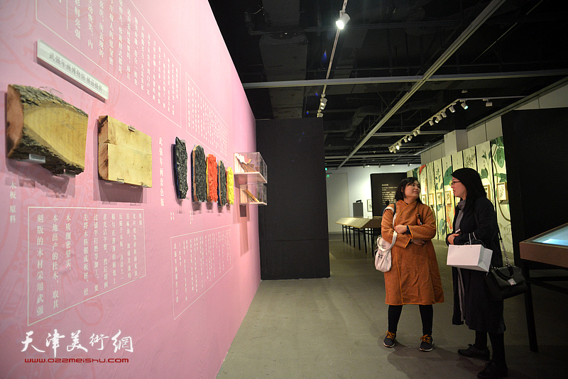 天津第九届青年美术节暨天津市青年美术书法作品展现场。