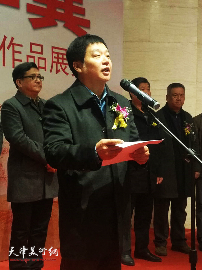 河北省文联党组成员、副主席、河北省美协主席祁海峰致辞