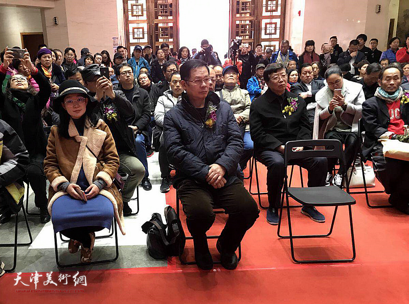 “美在京津冀”美术作品展开幕式现场。