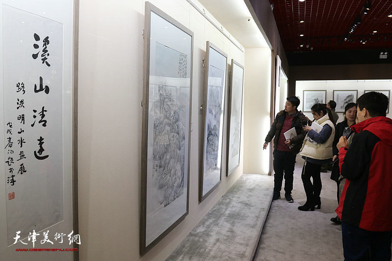 “溪山清远”路洪明山水画展在北京华夏珍宝博物馆开幕