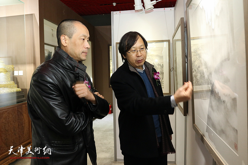 “溪山清远”路洪明山水画展在北京华夏珍宝博物馆开幕