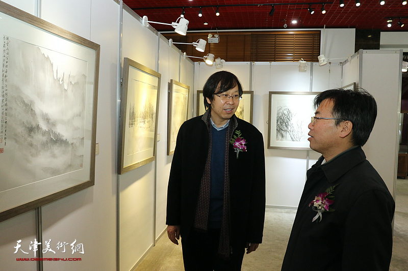 “溪山清远”路洪明山水画展在北京华夏珍宝博物馆开幕