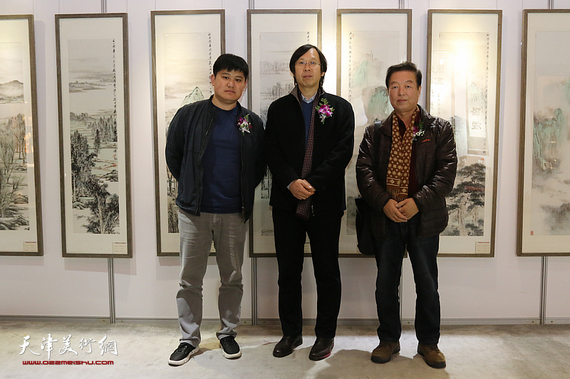 “溪山清远”路洪明山水画展在北京华夏珍宝博物馆开幕