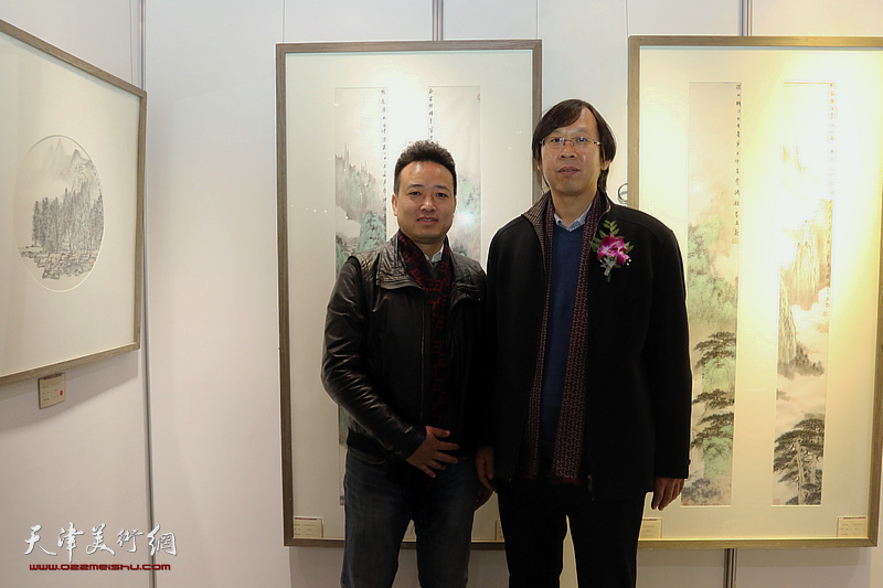 “溪山清远”路洪明山水画展在北京华夏珍宝博物馆开幕