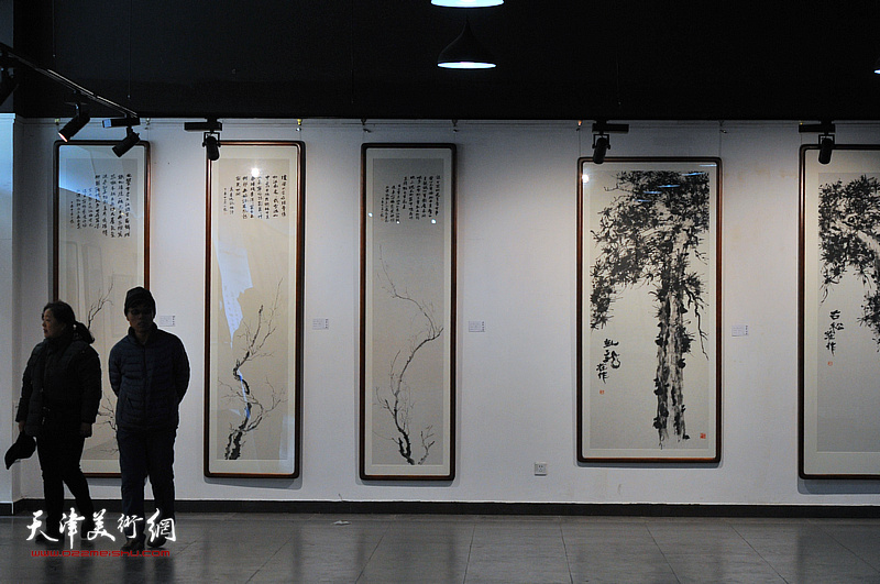 同声相应—张小庄、尹枫中国画展现场。