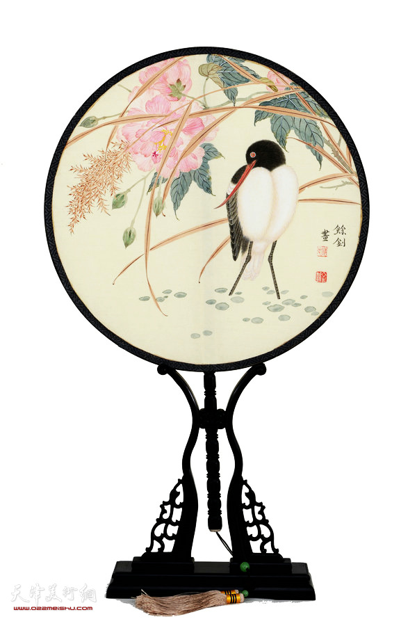 赵余钊宫扇系列作品