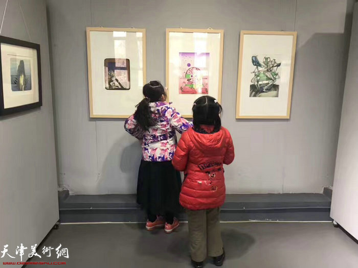 “邂逅经典—中欧版画藏书票艺术展”现场。