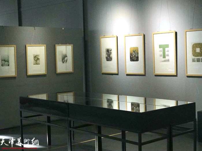 “邂逅经典—中欧版画藏书票艺术展”现场。