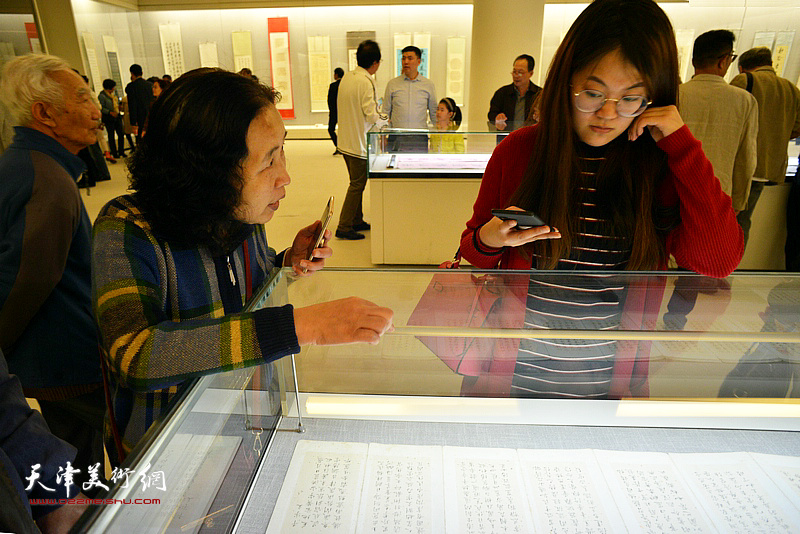 “吴门书风”作品展现场。