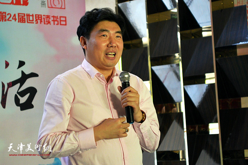 天津春秋文化传媒集团董事长王健讲话。