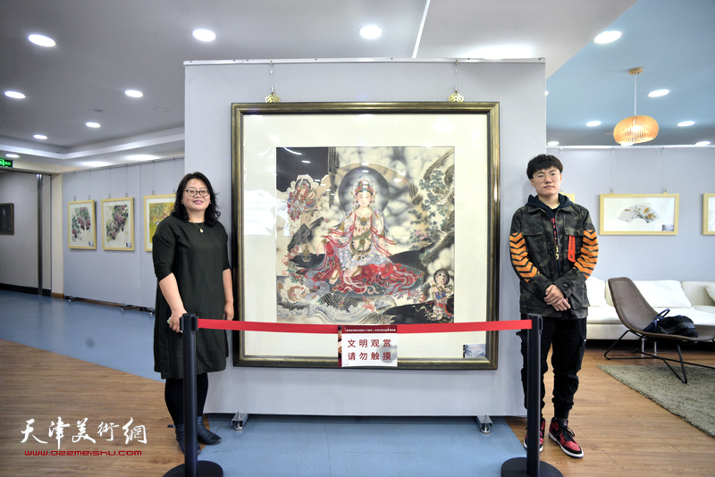第二届中国·天津“大国工匠”名家书画、艺术品主题展现场。