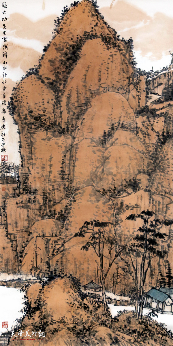 张大功山水画