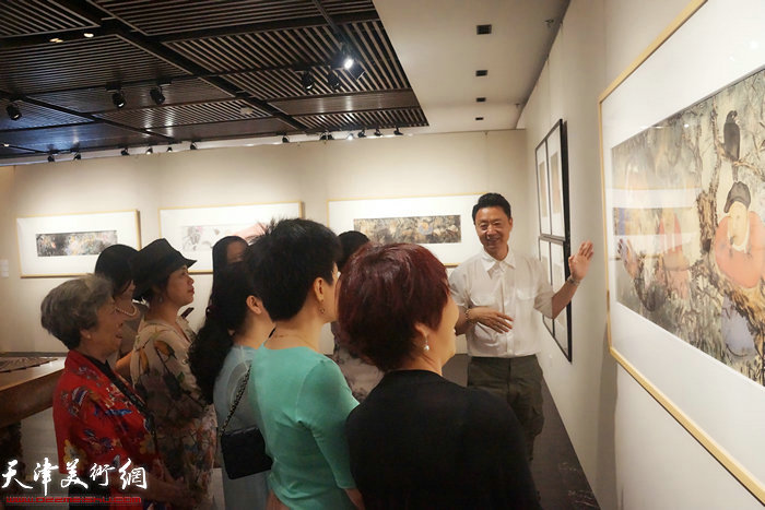 “戏墨听蝉——李旺个人作品展”在珠海圣缘博艺艺术馆开幕