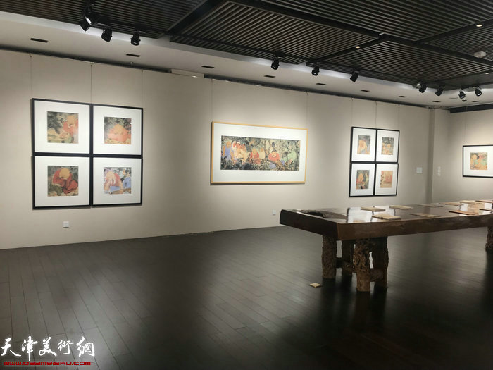 “戏墨听蝉——李旺个人作品展”在珠海圣缘博艺艺术馆开幕。