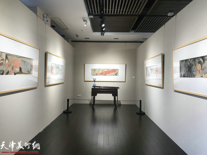 “戏墨听蝉——李旺个人作品展”在珠海圣缘博艺艺术馆开幕。