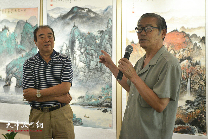 天津美术学院原副院长高振恒谈王如意山水画观感。